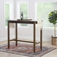 thumbnail image 3 of Linon Claridge 42 Inch Bar Height Pub Table, Rustic Brown, 3 of 6