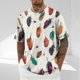 thumbnail image 3 of Camisetas de Manga Larga para Hombre de Algodón, Impresión Cuello Redondo Moda Casual Camisetas de Manga Corta para Diario Y Casual, 3 of 5