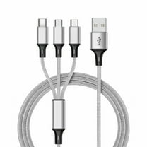 Weerihhol 3in1 Fast USB Charging Universal Function Cell Phone Charger Cord Phone Chargers for Android Type C 10ft Fast Charging