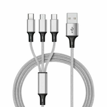 Weerihhol 3in1 Fast USB Charging Universal Function Cell Phone Charger Cord Phone Chargers for Android Type C 10ft Fast Charging