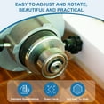 thumbnail image 5 of T Track Bolts Knob Kit, 5 Set M8 x 45mm x 38mm Threaded Bolts with Washers and 6-Star Knobs Nuts T Track Accessories for Woodworking Jigs and Fixtures, Silver White, 5 of 7