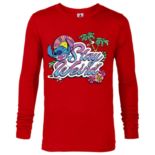 Disney Lilo & Stitch Stay Weird Long Sleeve TShirt for Men