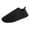 Black-a, variant on Womens Mens Lightweight Closed Back Cozy Furry House Slippers Foam Cushionin Absorb Sweat Rubber Sole On Sock Shoes Foldable Travel Slippers Indoor Outdoor