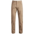 thumbnail image 2 of Mifsaly Men Casual Chino Pants Straight Leg Cotton Twill Trousers Lightweight Breathable Work Everyday Wear Slim Fit Pant with Pockets L, 2 of 9