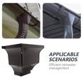 thumbnail image 3 of NUOLUX Conector Resistente Para Bajante De Aluminio Color Café Con Función Anti Acumulación De Agua, 3 of 8