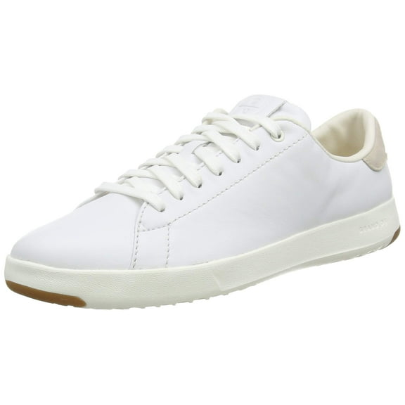 Cole Haan Women's Grandpro Tennis Leather Lace Ox Fashion Shoes (Optic White/Optic White, 6)