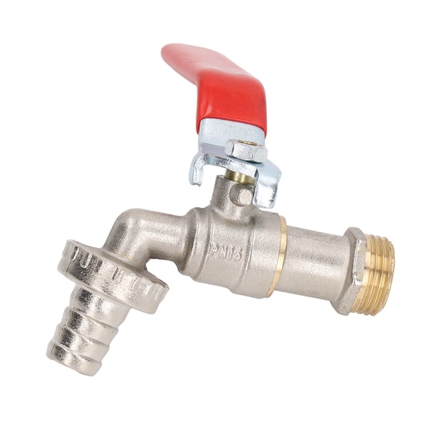 Válvula de manguera Bling Bling Adaptador de fregadero de latón con manija 1/2 pulg 3/4 pulg