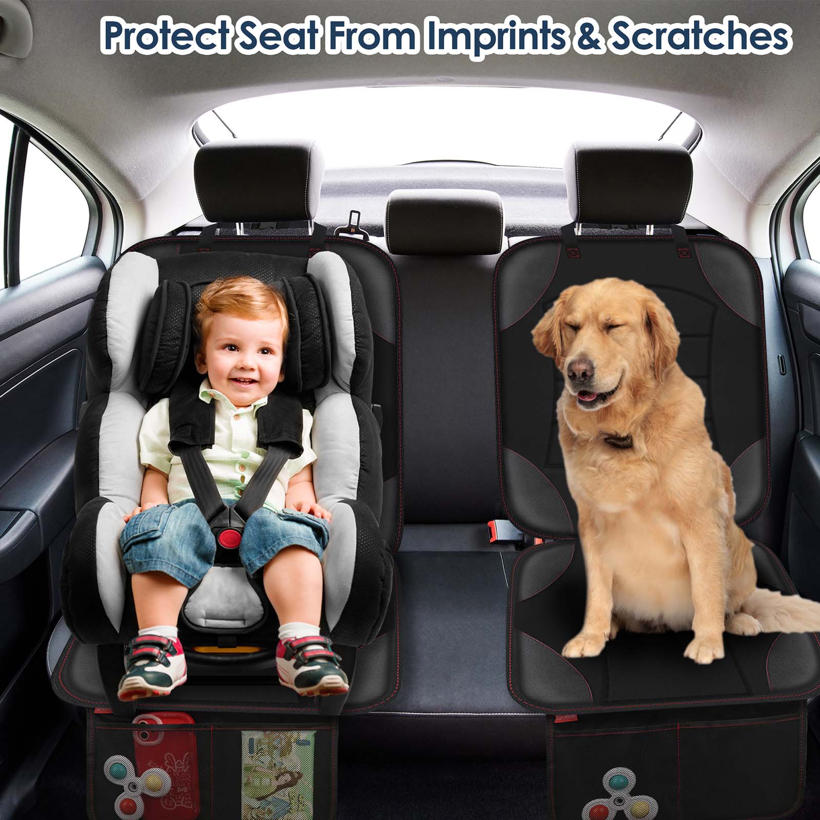 Siivton Car Seat Protector Waterproof Oxford 2-Pack photo 3