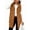 Beige, variant on Women Sleeveless Fleece Vest Jacket Winter Cloting for Women Warm Button Down Coat Apricot M
