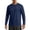 Dark Blue_014, variant on Men’s UV Protection Long Sleeve Performance Shirt, Breathable Quick Dry Rash Guard with Logo for Beach, Pool and Fishing Trips Yellow 2XL