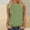 Green, variant on Tank Tops for Women 2025 Summer Solid Color Basic Sleeveless T-Shirts Casual Crewneck Ladies Dressy Blouses