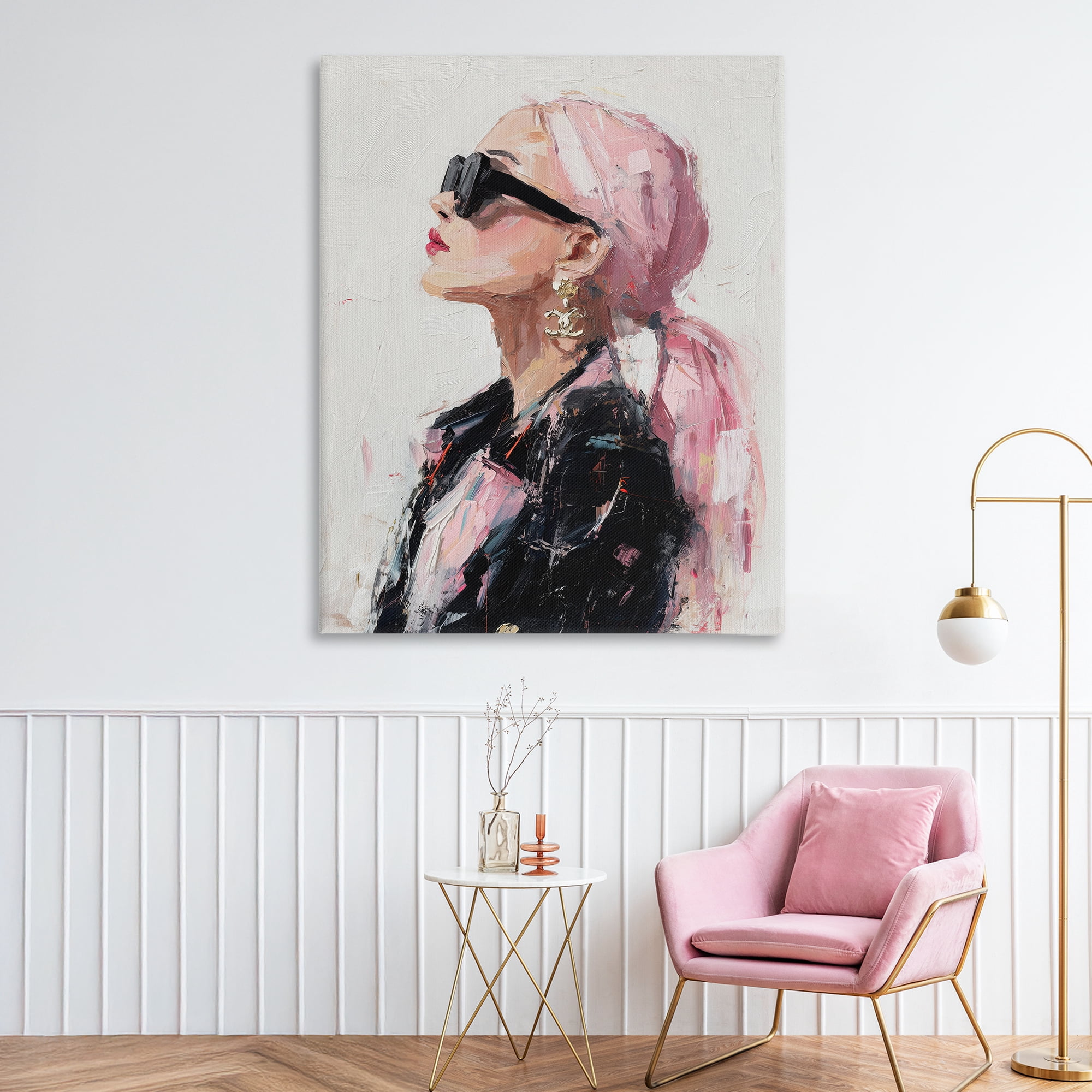 Stupell Industries Pink Daydream Impression Canvas Wall Art, design by Svetlana Aleynikova