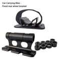 thumbnail image 4 of 2Pcs Bicycles Front Fork Mount Anti-corrosive Fast Release Rear Wheel Rack Release Heavy Duty Nylon Buckle Aluminium Alloy Rear Wheel Rack Carrier Black, 4 of 8