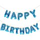 thumbnail image 1 of ALYLY Globos de Feliz Cumpleaños Banner de 16 Pulgadas Globos de Cumpleaños Colgantes Globos de Letras de Papel de Aluminio Plateado 3D para Decoraciones de Fiestas de Cumpleaños de Niños y Adultos S, 1 of 5