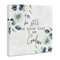 thumbnail image 3 of Stupell Industries Be Still Spiritual Prayer Spiritual Painting Wrapped Canvas Canvas Art Print Wall Art, 36 x 36, 3 of 7