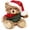 GREEN, variant on Made By Aliens Customize Shirt Xmas Soft Mocha Chocolate Beige Teddy Bear, Christmas Hat and Scarf Stuffed Animal Holiday Toys Custom Accessories – A Perfect Toy Gift for Kids 6 Inch (Mocha-Red)