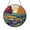 Acrylic 3.5 Inch, variant on Forest Landscape Stained Glass Style Panel – Home Window Decoration