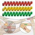 thumbnail image 1 of 30 piezas de adaptador de conector de vía de tren, juguete educativo de aprendizaje temprano, accesorio de ferrocarril de escena para grupos de, 1 of 8