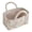 Small Mixed Flower, variant on Coffee Flower Boho Fabric Storage Basket, Collapsible Clothes Storage Bucket, Large Capacity Foldable Laundry Hamper for Nursery Bedroom Laundry Room (Coffee Flower)