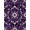 Purple, Pattern 2, variant on ODIKA Purple Fuzzy Symmetrical Decorative Smooth Fade Background Fluffy Foldable Easy Care for Queen Size Bedroom, Under Bed, Master Suite