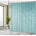 thumbnail image 4 of Ambesonne Geometric Shower Curtain, Dot Tiles Shape Print, 69"Wx84"L, Mint Green, 4 of 4