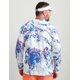 thumbnail image 4 of Camisa HUK con estampado de persecución estándar para hombre, manga redonda, 4 of 4
