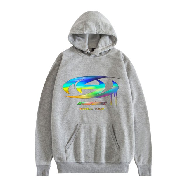 ATEEZ Mode Graphique Chandails à Capuchon Chemises à Manches Longues pour Unisexes Pulls Vintage