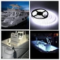 thumbnail image 6 of Pontoon Boat light, Marine Led Light Strip for Duck Jon Bass Boat Sailboat Kayak, Led Flex Lighting for Boat Deck Light Accent Light Courtesy Interior Lights Fishing,12v, 5m(16.4ft), 6 of 9
