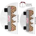 thumbnail image 3 of GZHJMY Valentine's Day Tree Skirt Home Decoration Large Round Love Hearts Christmas Tree Skirt for Holiday Party Home Christmas Day Ornaments 36", 3 of 6