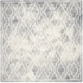 thumbnail image 2 of Safavieh Dip Dye Leighton Geometric Wool Area Rug, Gray/Ivory, 7' x 7' Square, 2 of 9