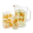 thumbnail image 2 of Juego de Jarra para Agua con 4 Vasos Vidrio Naranjas Crisa, 2 of 2