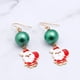 thumbnail image 2 of Pendientes De Navidad A La Moda, Pendientes Creativos De Papá Noel, Ciervo Y Campana, Regalo De Navidad Para Niñas Inevent AP007687-03, 2 of 6
