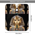 thumbnail image 3 of King Pharaoh Tutankhamun Egypt Tut Egyptian Barber Cape Adjustable Hair Cutting Salon Cape for Unisex, Perfect for Men Women 66”× 55”, 3 of 7