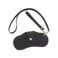 thumbnail image 5 of Sunglasses Case Eyeglass Bag Trendy with Detachable Handle Strap Neck Strap Portable Glasses Case Holder Eyewear Sleeve for Office Hiking Black, 5 of 10