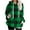 Green, variant on LYXSSBYX Womens Long Sleeve Dress Hot Sale Clearance Fall Winter Women Plush Hooded Plaid Printed Long Sleeve Hoodies Pullover Zipper Coats with Pocket Sweatshirts