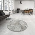 thumbnail image 4 of Ahgly Company Machine Washable Indoor Rectangle Contemporary Grey Gray Area Rugs, 7' x 9', 4 of 7