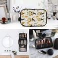 thumbnail image 5 of Portable Travel Toiletry Bag Roll up Makeup Bag Spacious Hanging Hook Makeup Bag for Travel Gym Camping Owls Pattern, 5 of 9