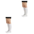 thumbnail image 2 of Calcetines a rayas Sonducket para el Día de San Valentín hasta la rodilla Blanco 2piezas, 2 of 6