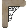 thumbnail image 3 of 3 1/2"W x 15 1/2"D x 18"H Tristan Craftsman Ironcrest Smooth Bracket, Douglas Fir (2"W x 7 1/2"D x 10"H Iron Bracket), 3 of 5