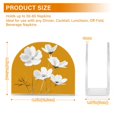 thumbnail image 4 of Yayeee Napkin Holder for Table Kitchen Paper Tissue Organization, White Flowers, 4 of 8