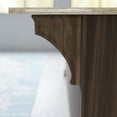 thumbnail image 5 of Ekena Millwork 2 1/2"W x 8"D x 12"H Extra Large Gomez Wood Bracket, Walnut (4-Pack), 5 of 5