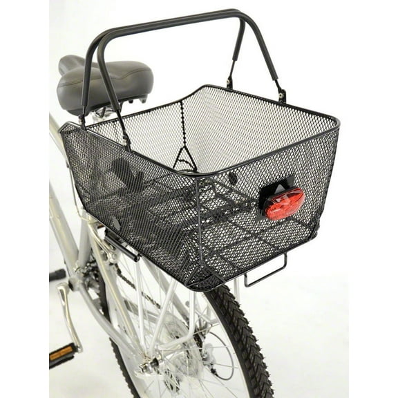 Axiom Market Basket LX Mesh Rear QR Bicycle Racktop Basket Black