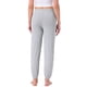 thumbnail image 3 of Pantalones de pijama de algodón para mujer INSPIRE CHIC con cordón elástico, rayas, pantalones de lounge de yoga con bolsillos L Gris, 3 of 5