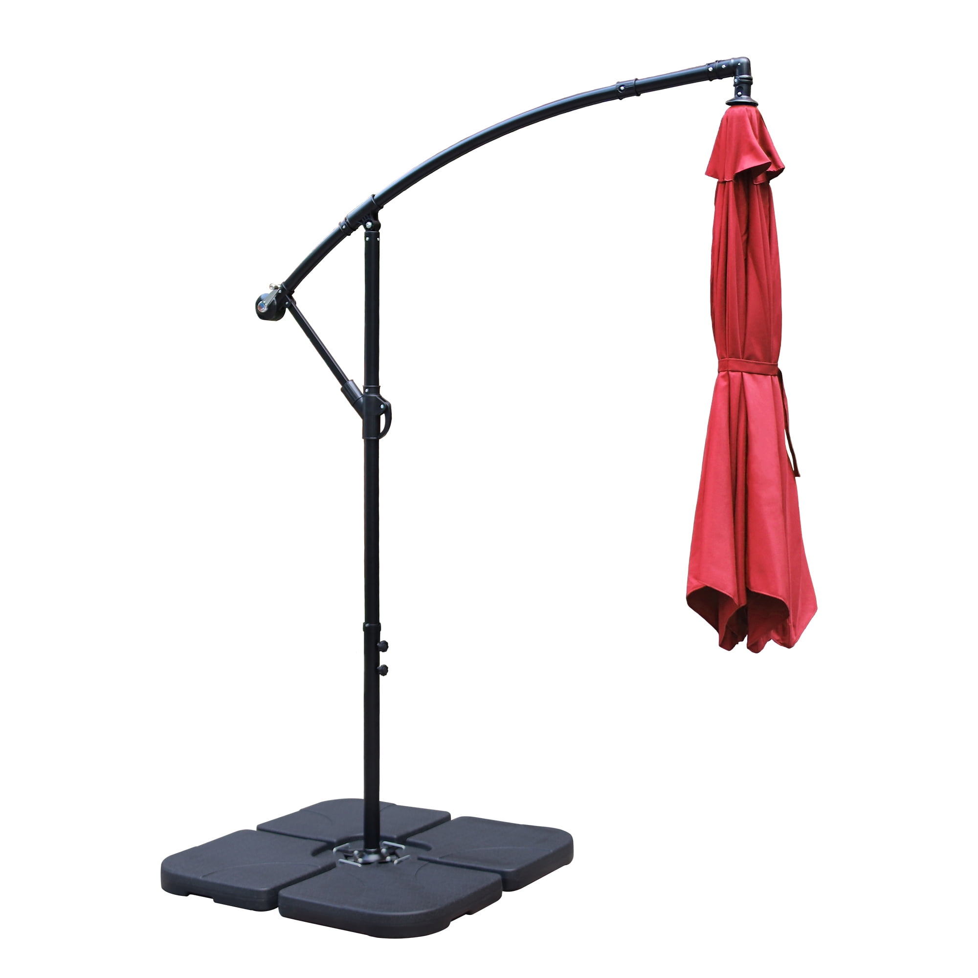 Abble 10' Cantilever Umbrella Red