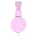 thumbnail image 2 of Sidaley Auriculares con cable de 3,5mm con micrófono integrado para ordenador portátil, teléfono móvil, orejera para niños, auriculares con Cables de audio/vídeo Rosado, 2 of 6