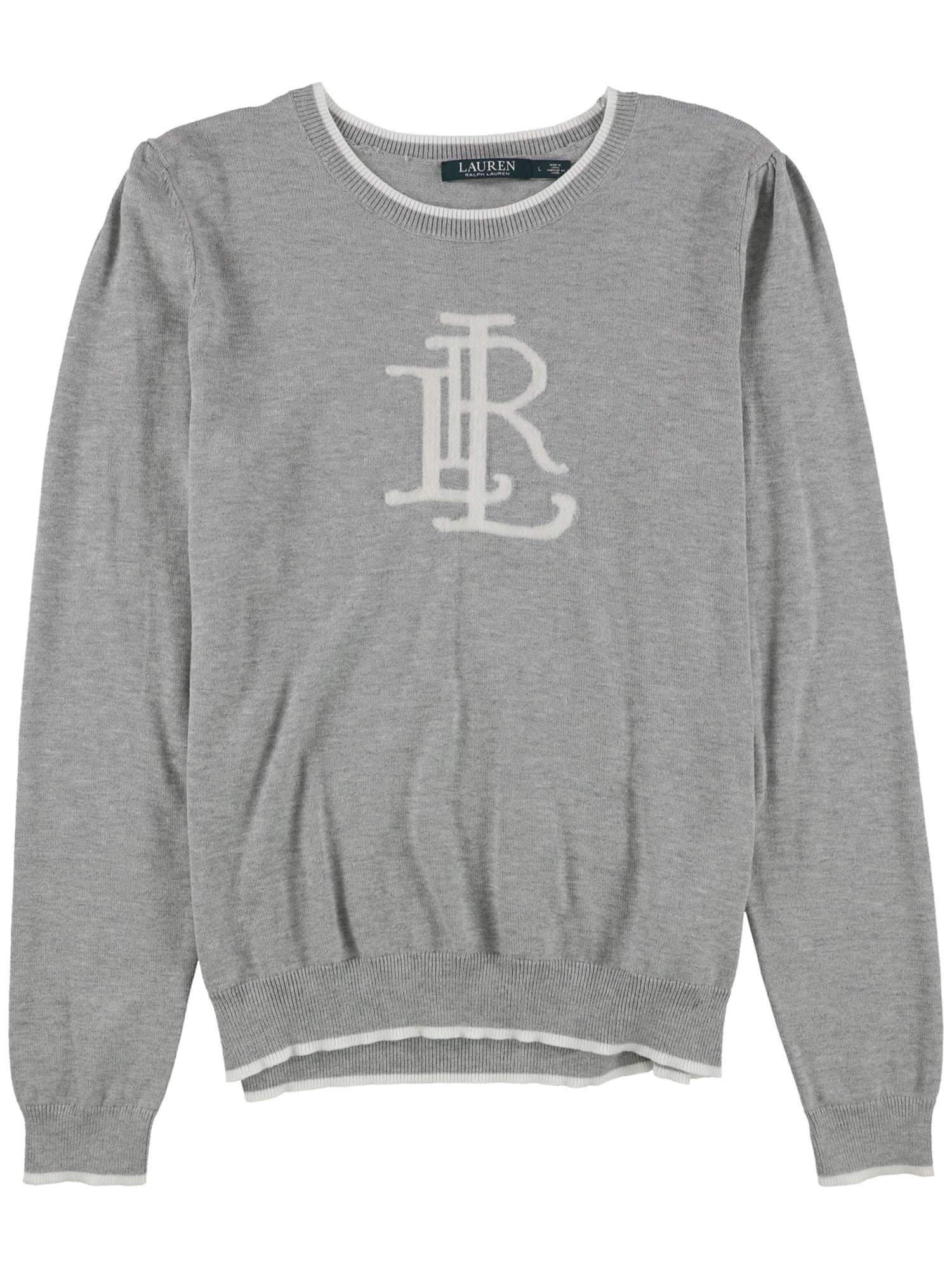 monogram pullover