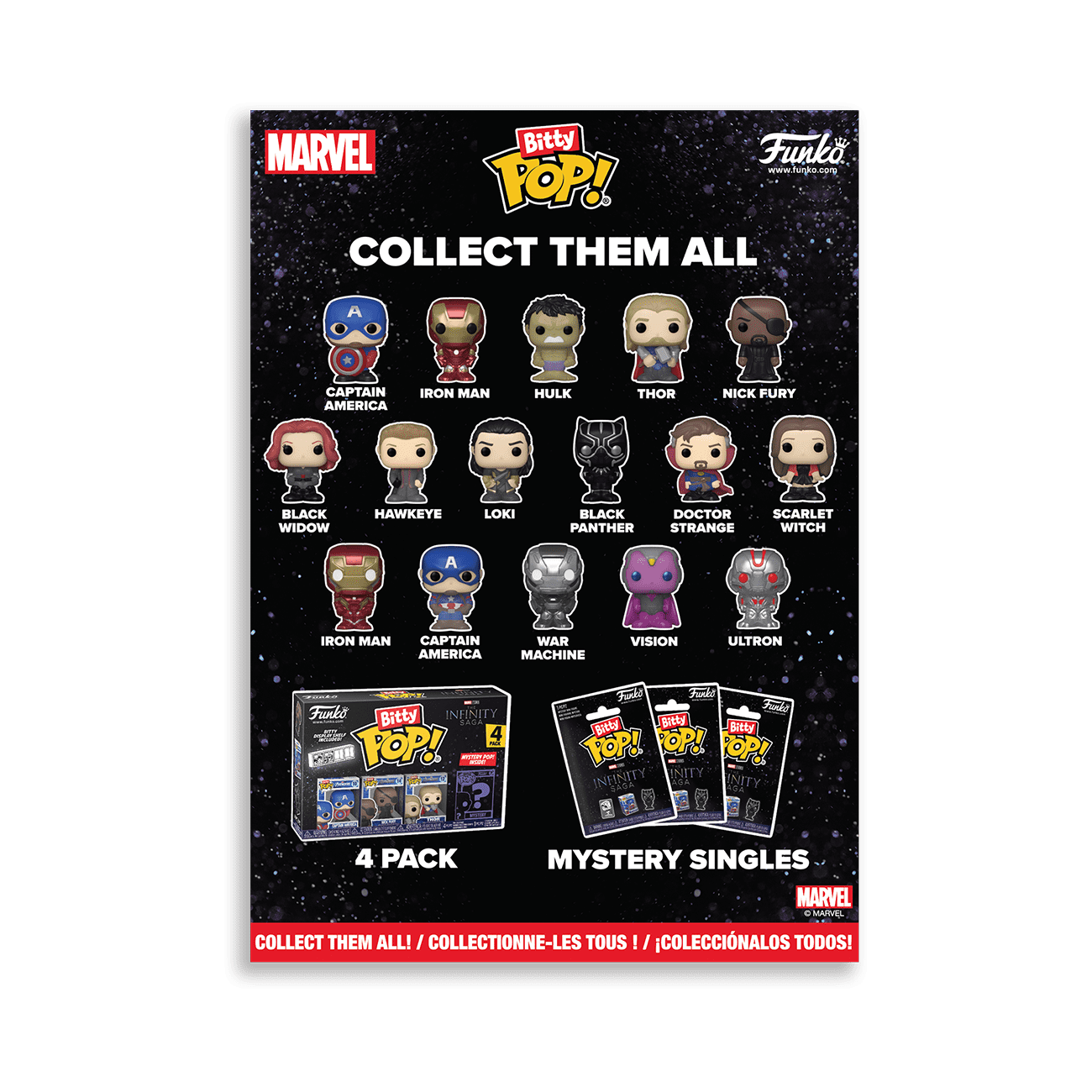 Funko Bitty POP! Countdown Calendar: Marvel Comics Collectible Vinyl Mini-Figures