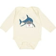 thumbnail image 3 of Inktastic Shark Dinner Boys or Girls Long Sleeve Baby Bodysuit, 3 of 5