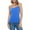 True Royal Blue, variant on ACTIVE UNIFORMS Women's Soft and Breathable Cotton Stretch Camisole with Adjustable Strap Tank Top (Pink, X-Large)