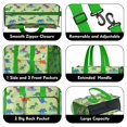 thumbnail image 3 of Teacher Tote Bag,Green Dinosaurs Ponds Pattern Teacher Utility Tote Bag,Large Work Tote Bags for Women with Multiple Pockets,Top Zipper Closure,13.8x10.6x6.7 Inch, 3 of 5